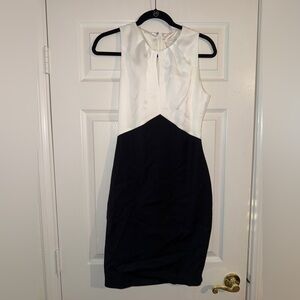 Ted Baker Black and White Midi Dress